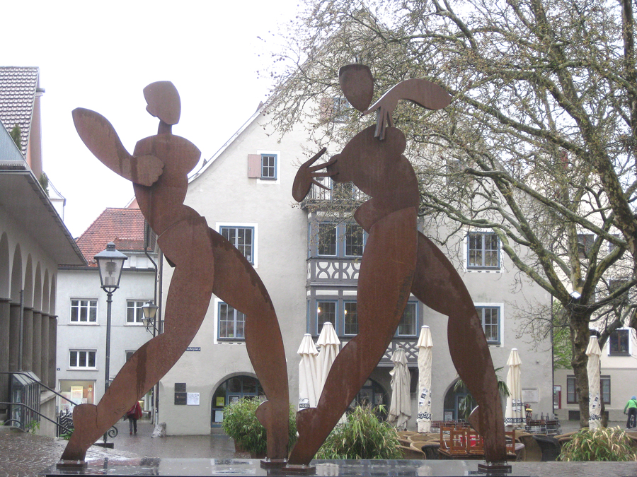 Agnes Keil, Werke von Agnes Keil auf dem Skulpturenweg 2016 / Stadt Leutkirch